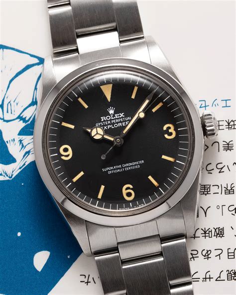 rolex steel explorer 1016 men's watch stainless|vintage explorer 1016 references.